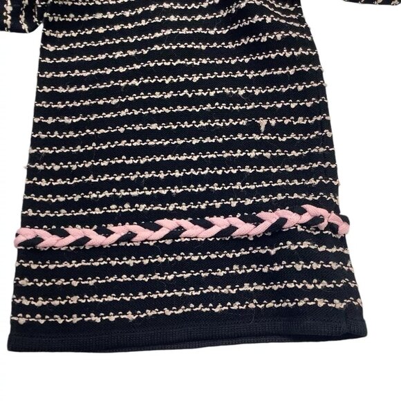 Ming Wang Black/Pink Cardigan Open Blazer Womens Size PL 100% Filament Acrylic - Picture 6 of 13